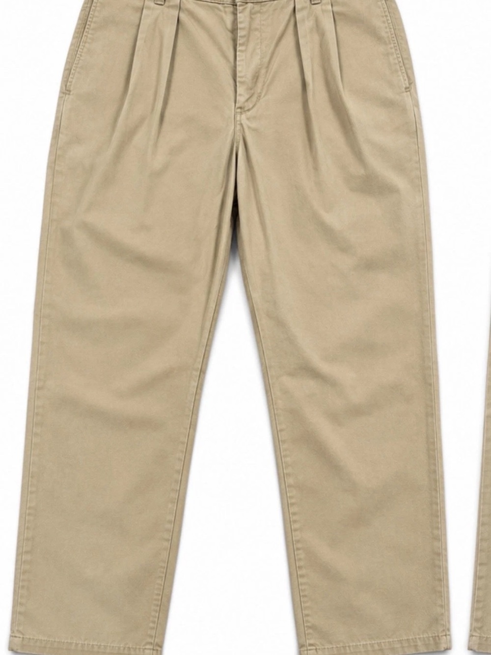 Duck Head Classic Pleated Chinos in Khaki